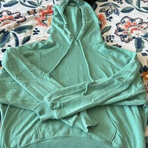 American Eagle Outfitters Teal Hoodie